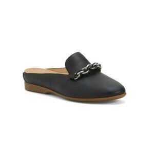 DANSKO Black Nappa Leora Leather Comfort Mules